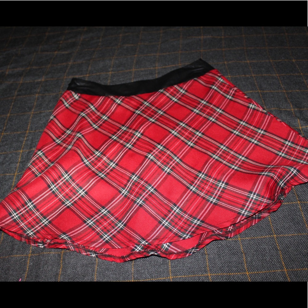 Plaid Skater Skirt